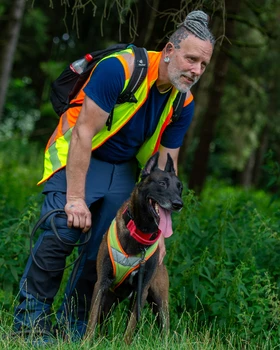 Dani mit Hund Eko